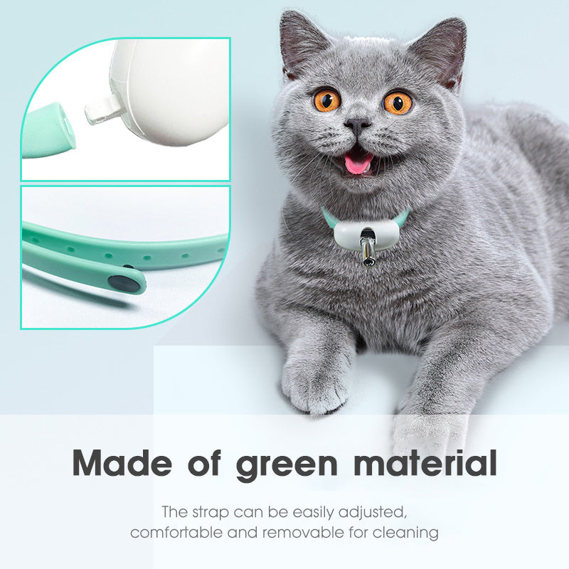 Fun for Inactive or lazy Cats Hours of Playing enjoyment w Cat Toy Smart Laser Teasing Cat Collar