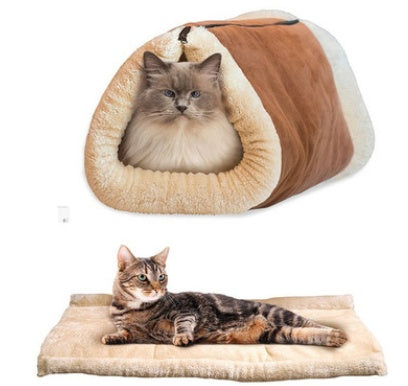 Comfortable Relaxing Cat tunnel sleeping bag kennel litter pet nest pet supplies