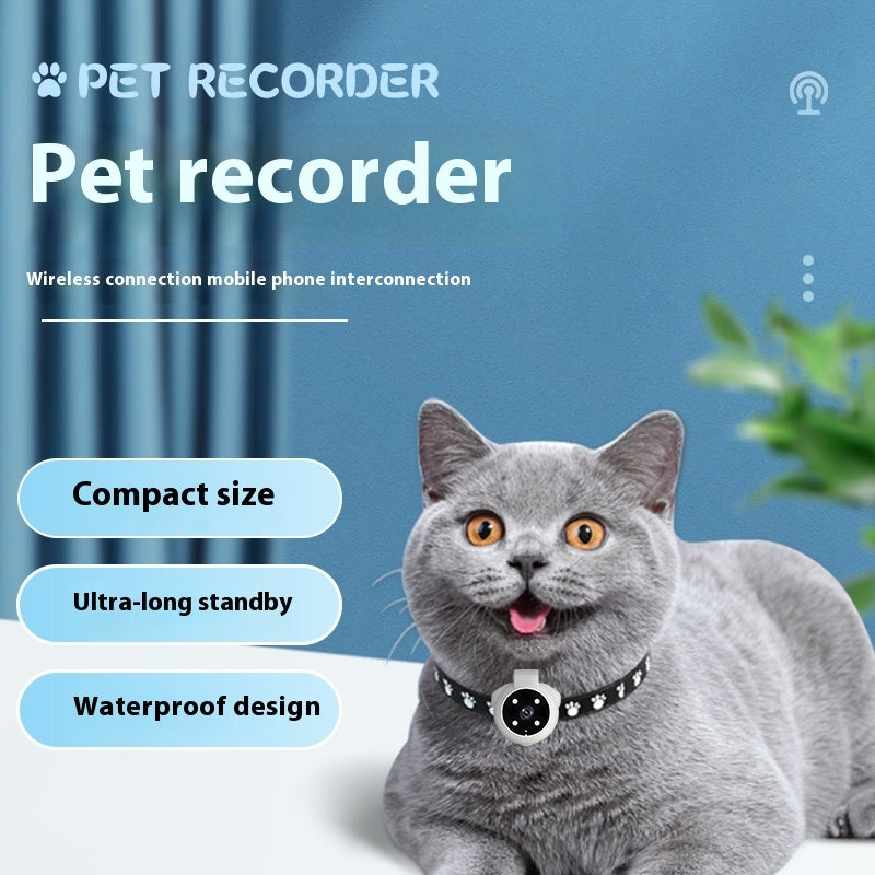 Track your Pets! Record & GPS Collar  forDogs And Cats . Motion Recording Camera only $89.99