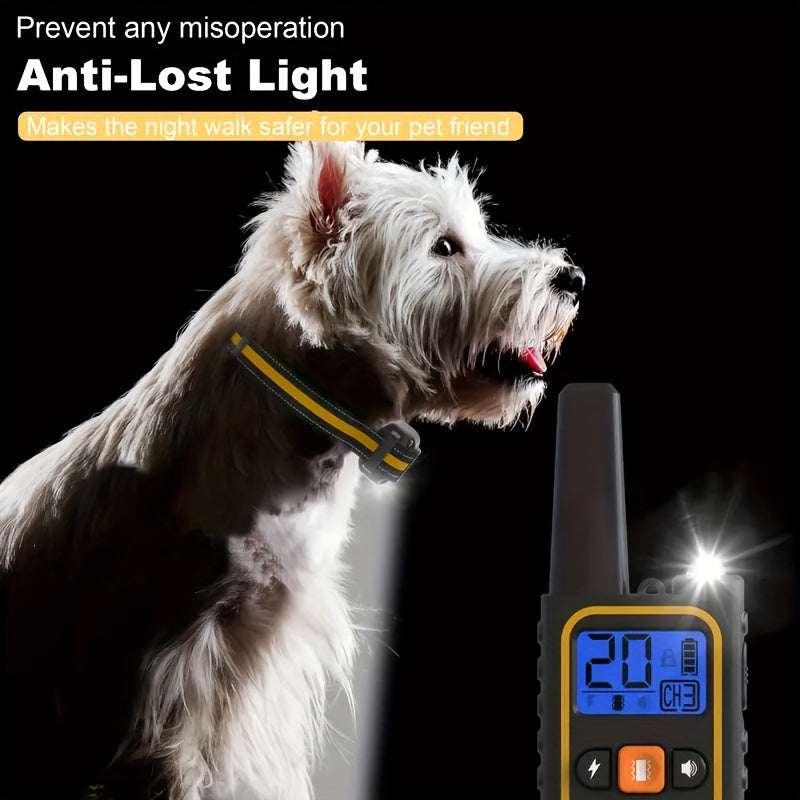 3300 FT Long Distance Remote Control Waterproof Dog Training Collar For Dogs 5-120lbs - Train Your Dog With Ease And Confidence