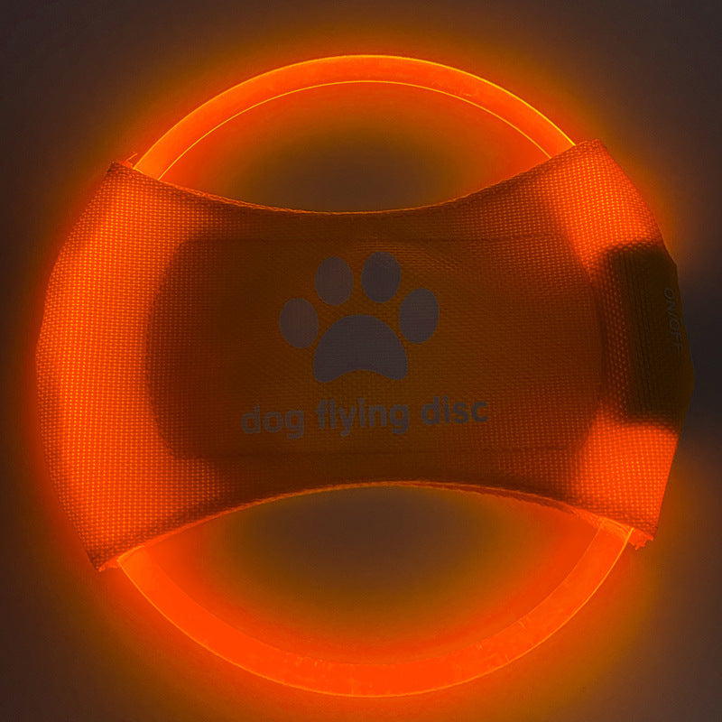 Fun Dog Flying Disc LED Training Interactive Toys keeping dog healthy and in shape. Hours of Fun Rechargeable