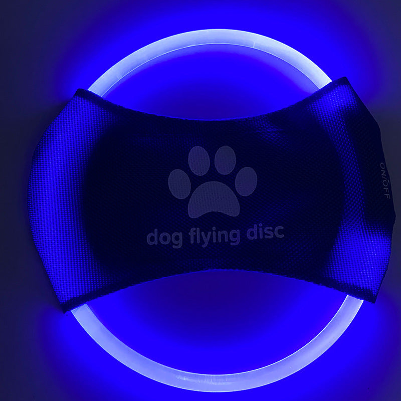 Fun Dog Flying Disc LED Training Interactive Toys keeping dog healthy and in shape. Hours of Fun Rechargeable