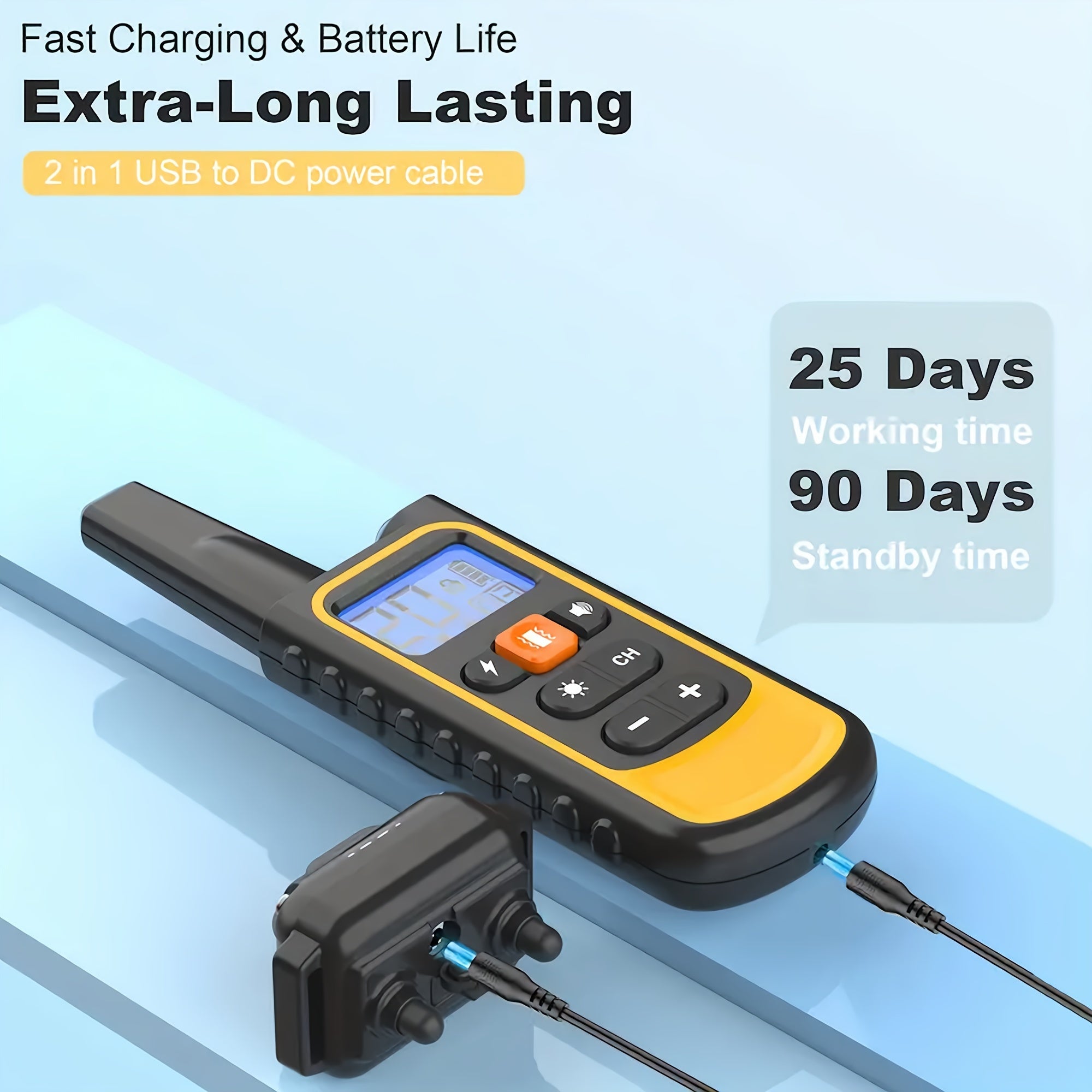 3300 FT Long Distance Remote Control Waterproof Dog Training Collar For Dogs 5-120lbs - Train Your Dog With Ease And Confidence