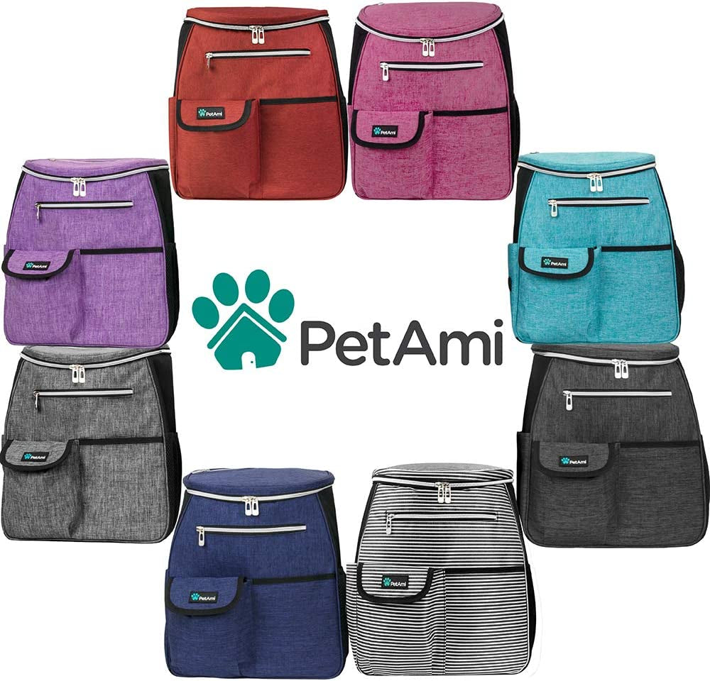 Airline Approved Dog Travel Bag for Traveling, Puppy Diaper Bag Supplies, Pet Camping Essentials Hiking Accessories 