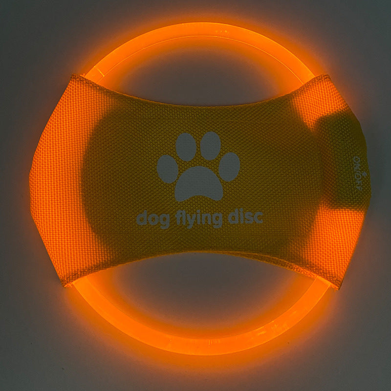 Fun Dog Flying Disc LED Training Interactive Toys keeping dog healthy and in shape. Hours of Fun Rechargeable