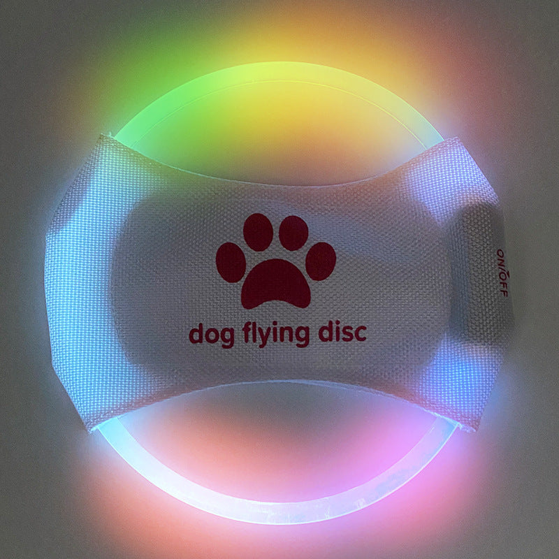 Fun Dog Flying Disc LED Training Interactive Toys keeping dog healthy and in shape. Hours of Fun Rechargeable