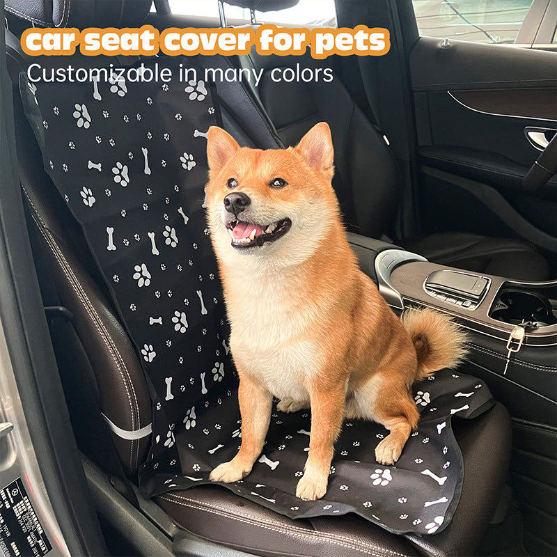 Pet Car Waterproof Oxford Cloth Urine Mat Front Passenger Seat Cover Dog Cat Sleeping Mat Car Back Row Anti Dirty Products Pet Products