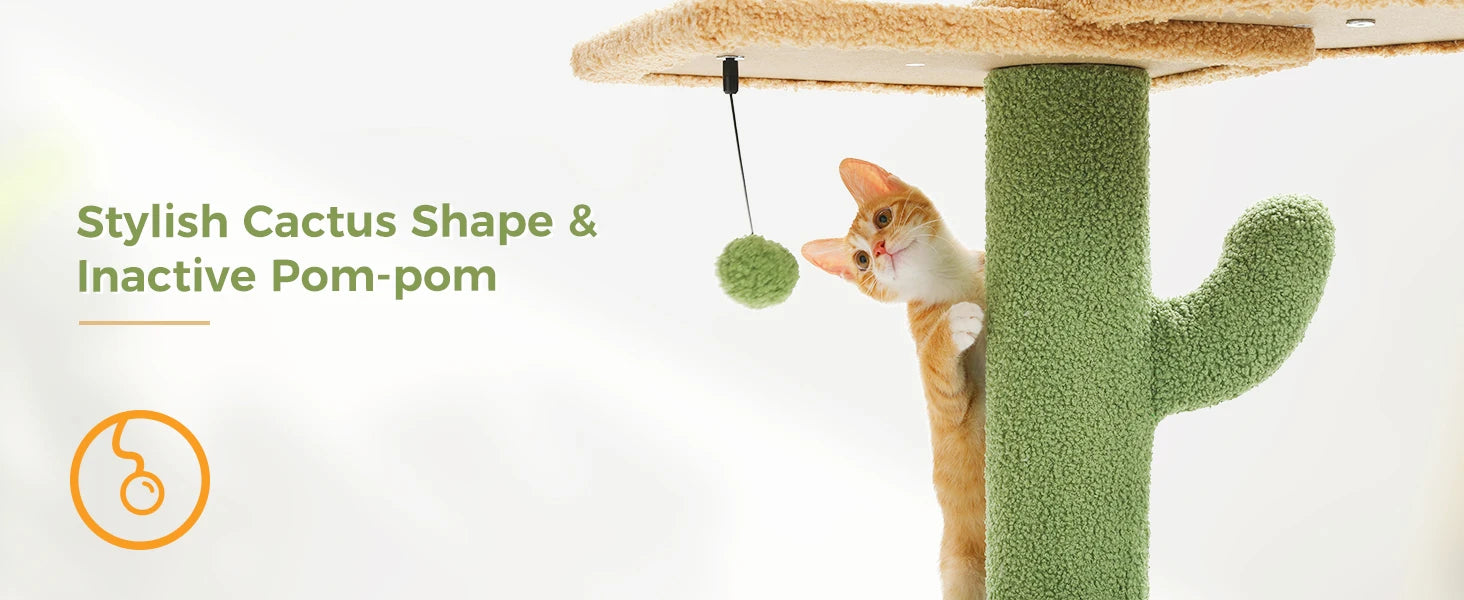 Adjustable 228-274cm Height Floor-to-Ceiling Vertical Cat Tree Stable Tall Cat Climbing Tree Cat Kittens Cat Toy