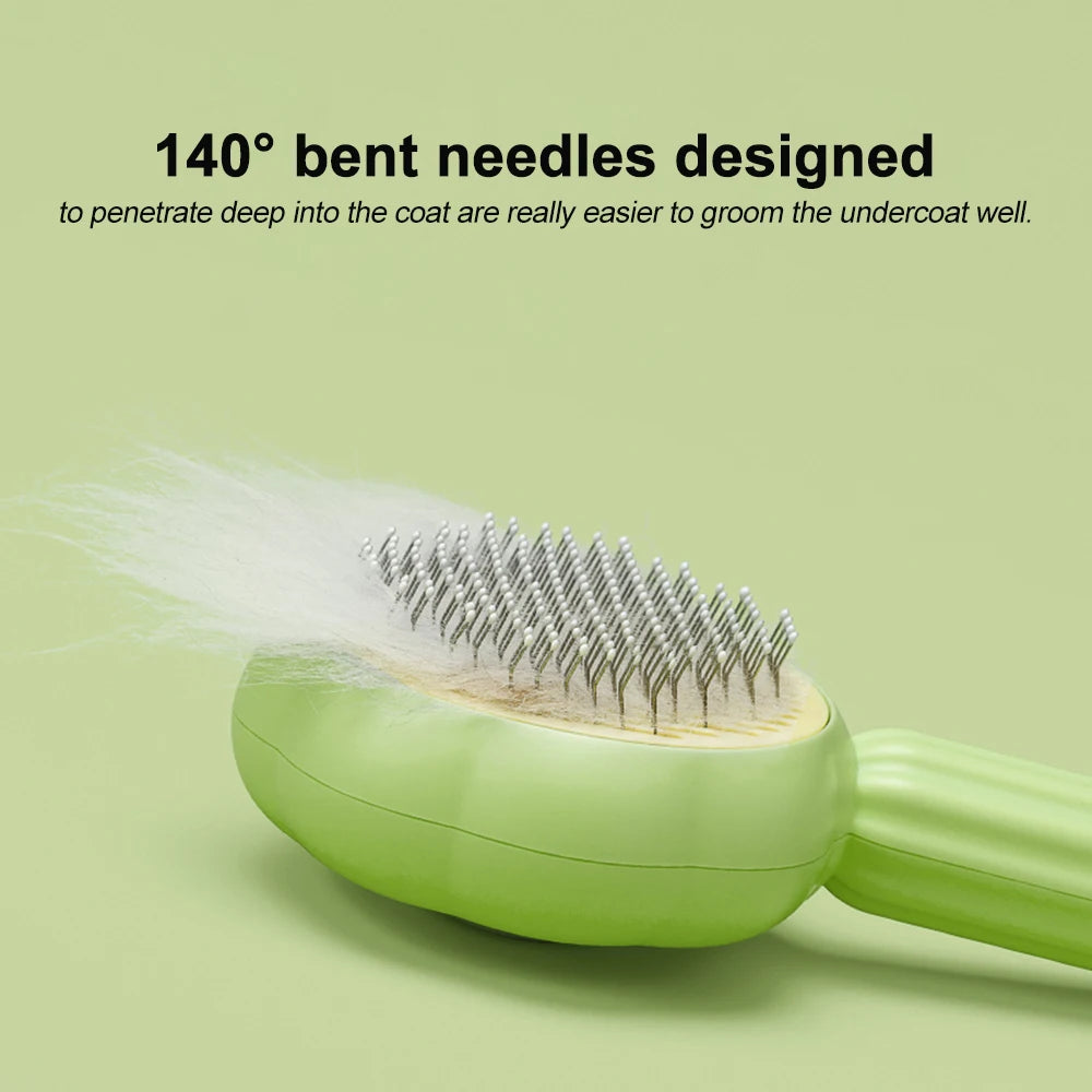 Stop Loose Hair with Cat Brush to Avoid Hairball and Remove Loose Hair for Cats and Kittens