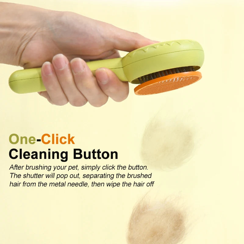 Stop Loose Hair with Cat Brush to Avoid Hairball and Remove Loose Hair for Cats and Kittens