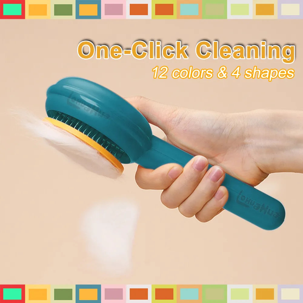 Stop Loose Hair with Cat Brush to Avoid Hairball and Remove Loose Hair for Cats and Kittens