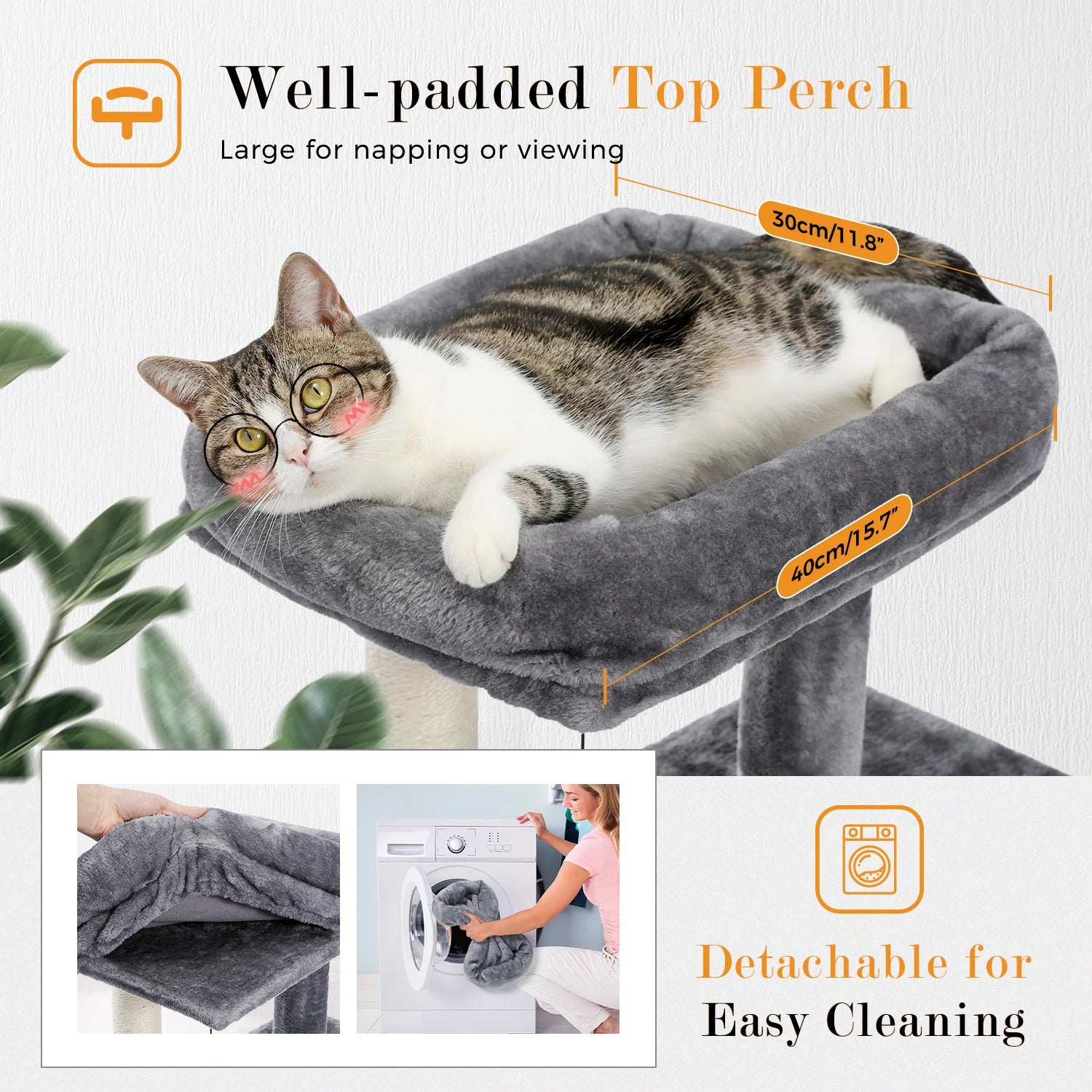 Free Shipping  Multi-Level Cat Tree For Cats With Cozy Perches Stable Cat Climbing Frame Cat Scratch Board Toys Cat Furniture