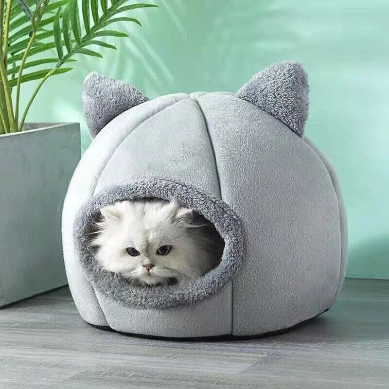 Warm Comfortable Cat Tent Cave for hours of Sleeping enjoyment