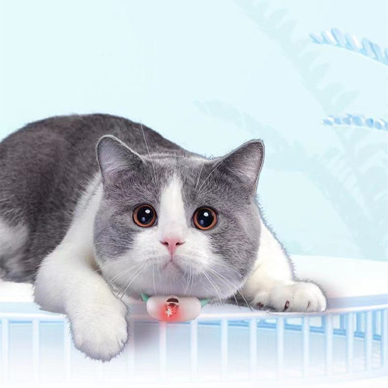 Fun for Inactive or lazy Cats Hours of Playing enjoyment w Cat Toy Smart Laser Teasing Cat Collar