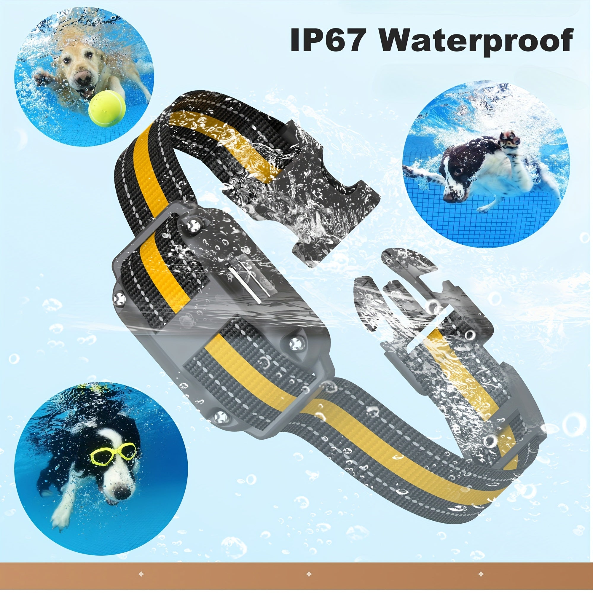 3300 FT Long Distance Remote Control Waterproof Dog Training Collar For Dogs 5-120lbs - Train Your Dog With Ease And Confidence