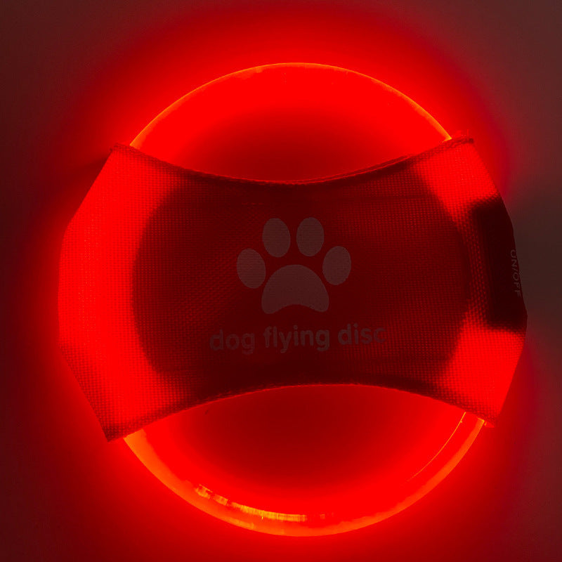 Fun Dog Flying Disc LED Training Interactive Toys keeping dog healthy and in shape. Hours of Fun Rechargeable